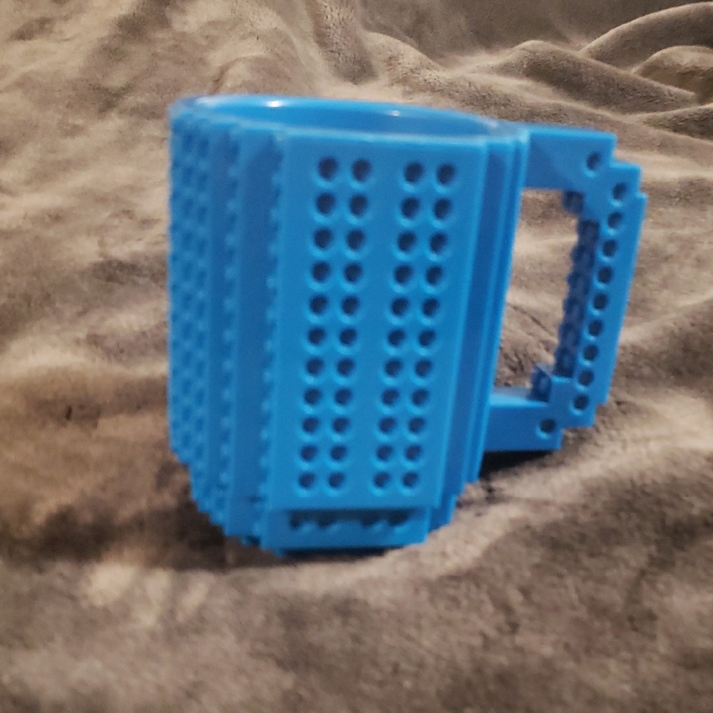 Blue Building Block Mug - Picture 4 of 7